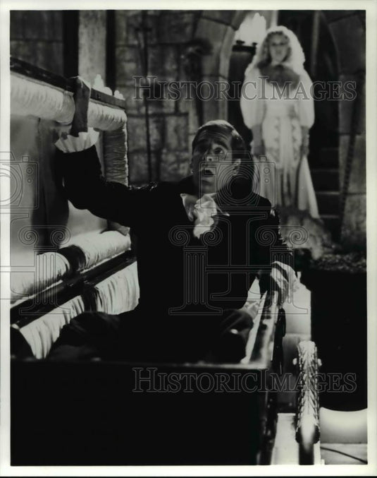 1993 Press Photo Scott Bakula and Shae D'Lynn star in Quantum Leap - cvp70401 - Historic Images