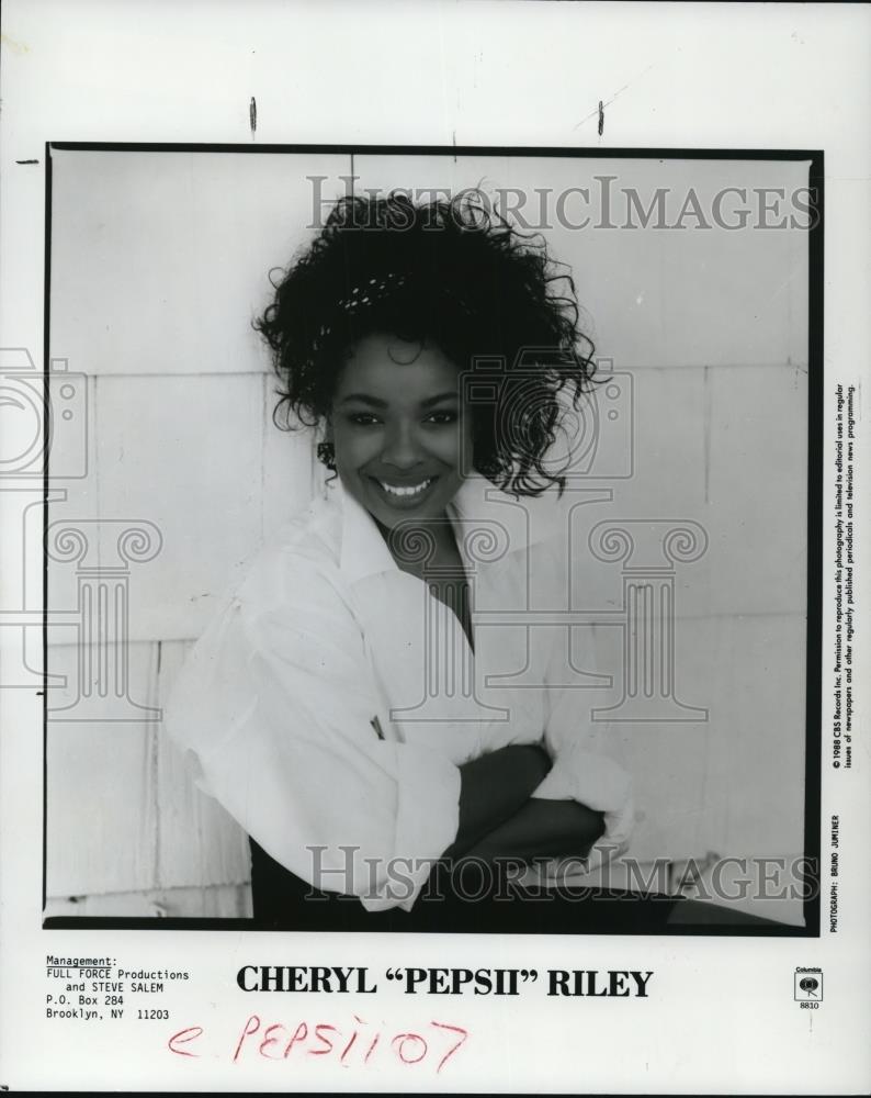 1989 Press Photo Cheryl Pepsii Riley - Historic Images