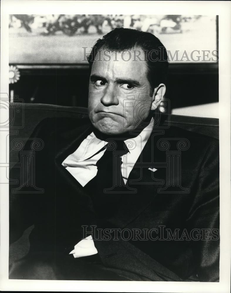 1976 Press Photo Actor Rich Little as Richard Nixon - Historic Images