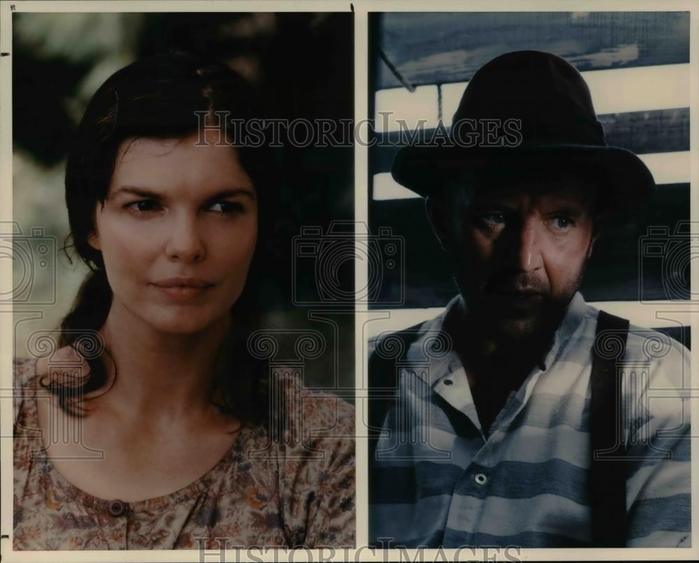 1997 Press Photo Arliss Howard, Jeanne Tripplehorn in William Faulkner&#39;s Old Man - Historic Images