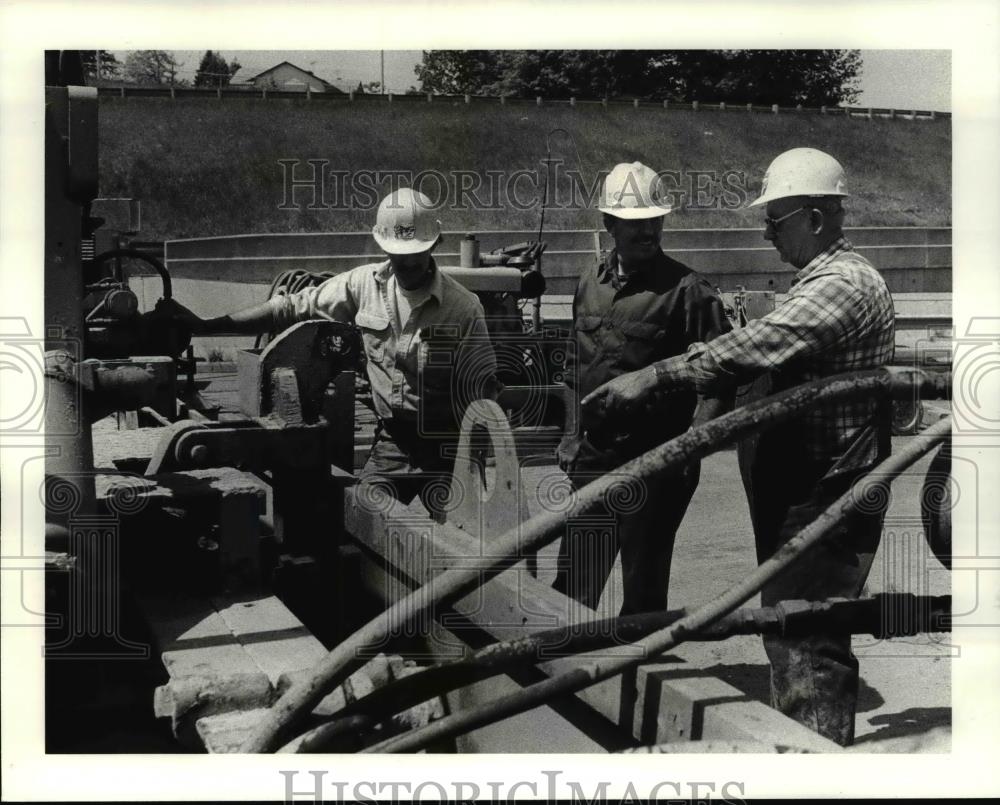 1985 Press Photo I 480 West at Brookpark, Brad Murphy, Alvin McGriffin &amp; Mann - Historic Images