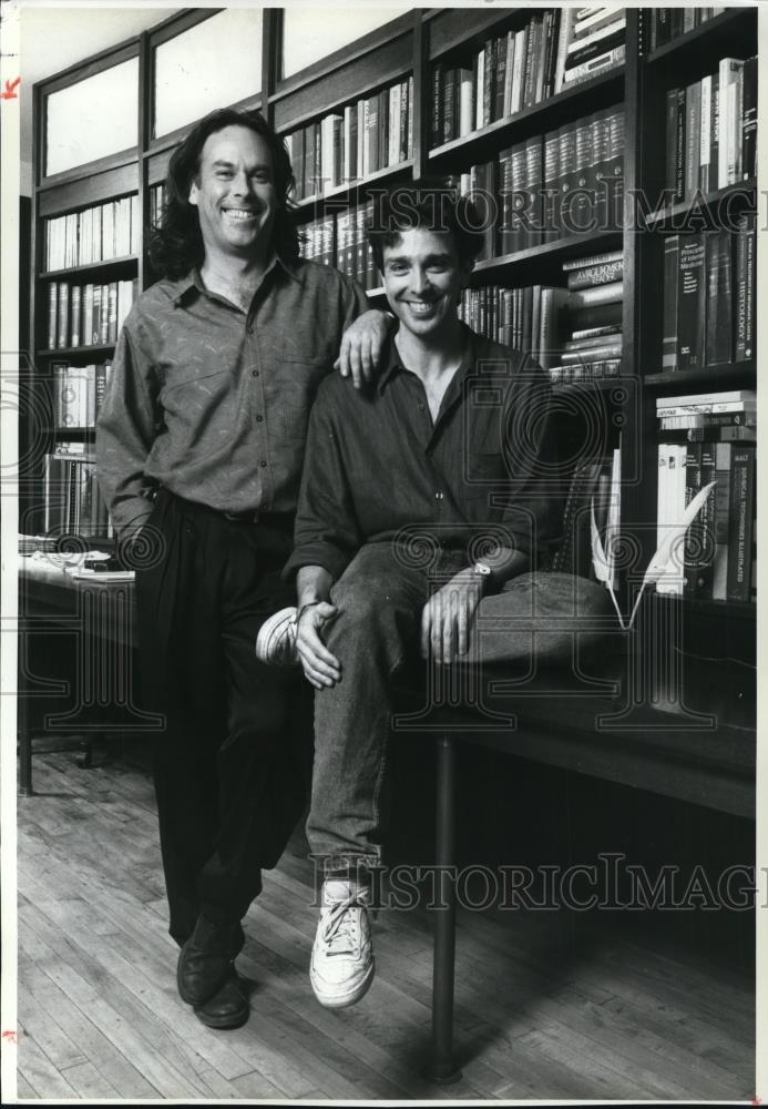 1990 Press Photo Craig Lucas Norman Rene Author and Director Prelude to a Kiss - Historic Images