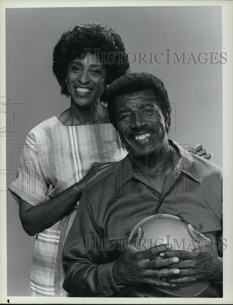 1985 Press Photo Marla Gibbs &amp; Hal Williams in 227 - cvp47784 - Historic Images