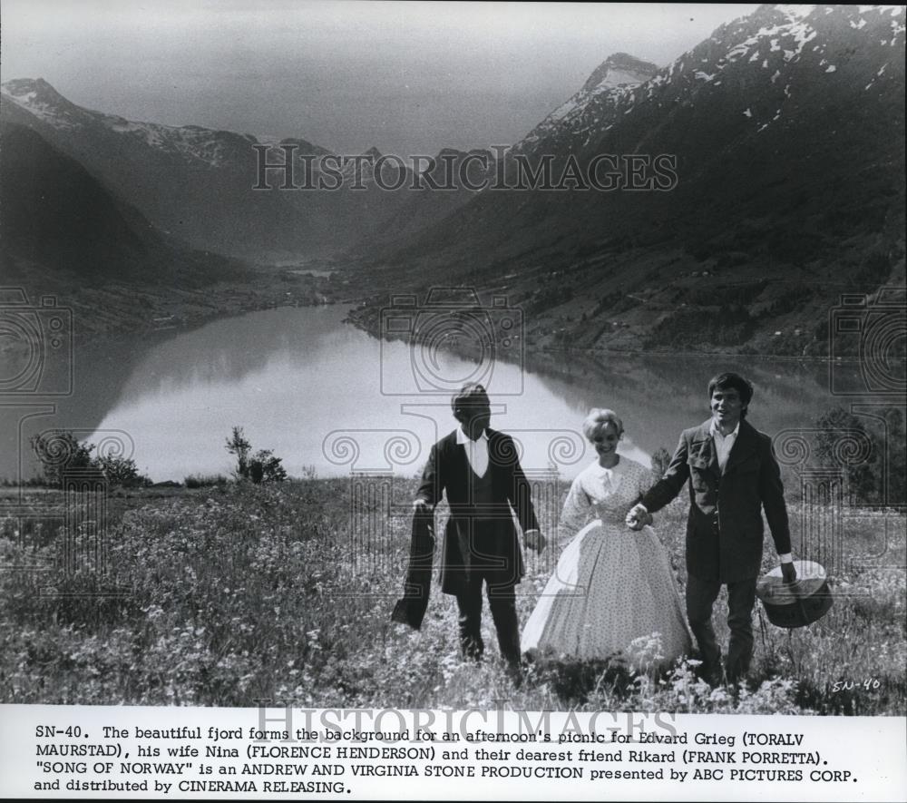 1971 Press Photo Florence Henderson, Frank Porretta in Song of Norway - Historic Images