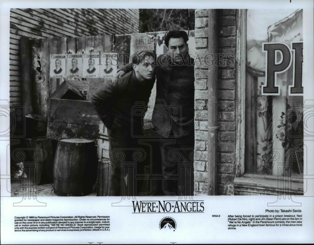 1990 Press Photo Robert De Niro Sean Penn in &quot;We&#39;re No Angels&quot; - cvp44756 - Historic Images