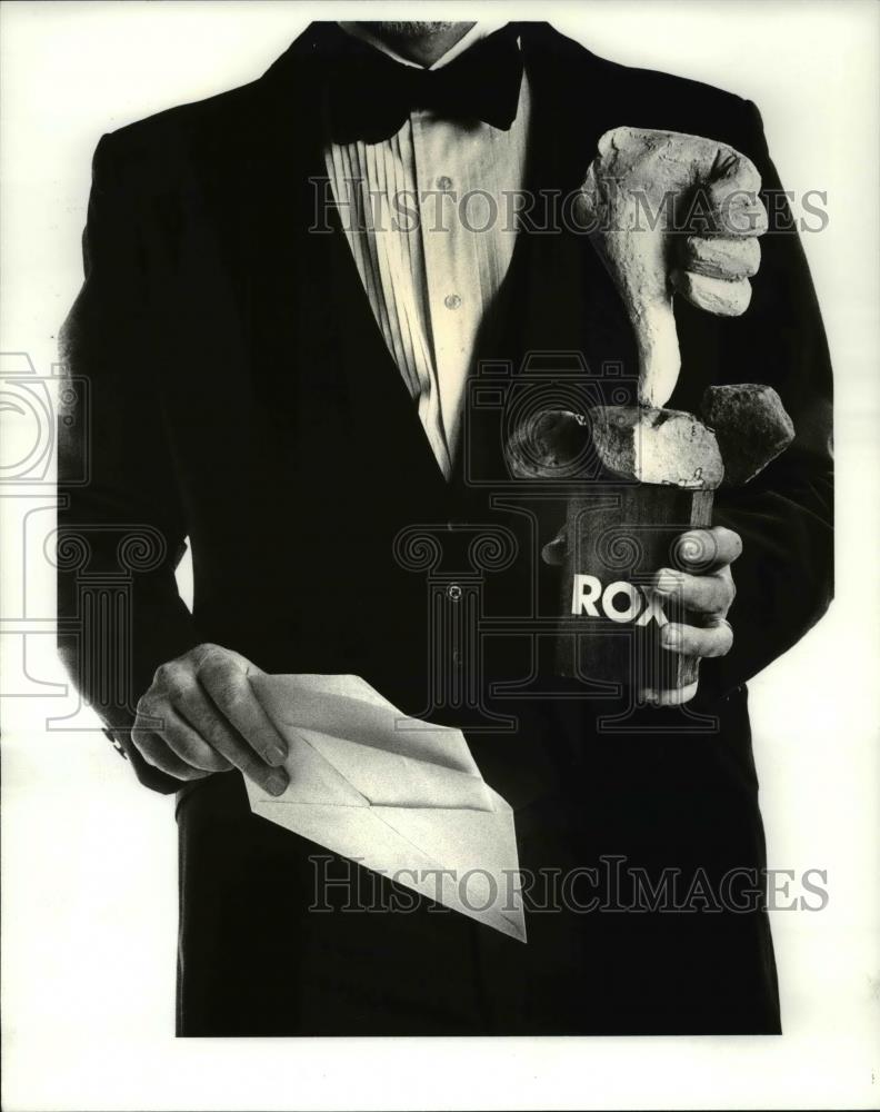 1987 Press Photo The ROX Award - Historic Images