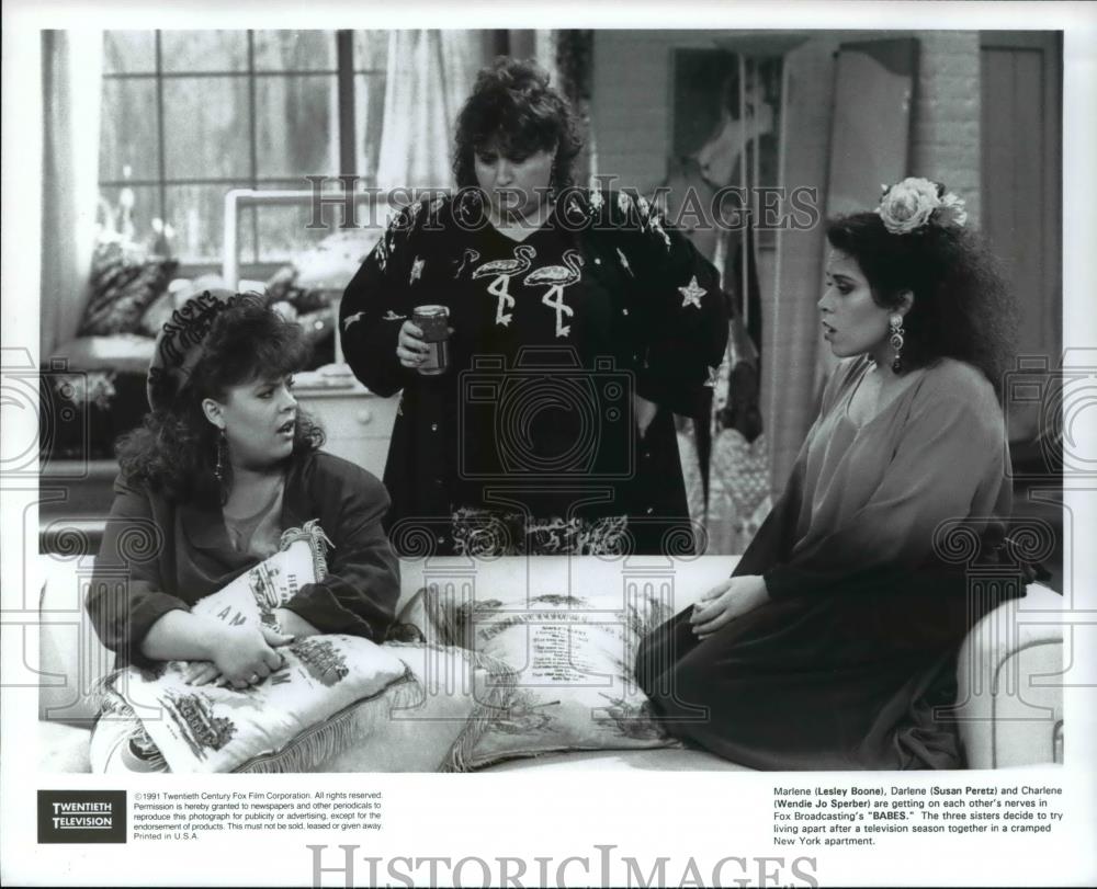 1991 Press Photo TV Program Babes - cvp55850 - Historic Images