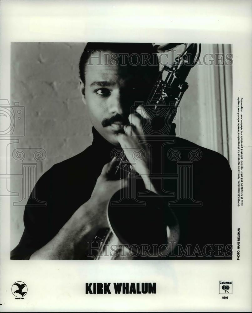 1988 Press Photo Kirk Whalum - cvp75533 - Historic Images