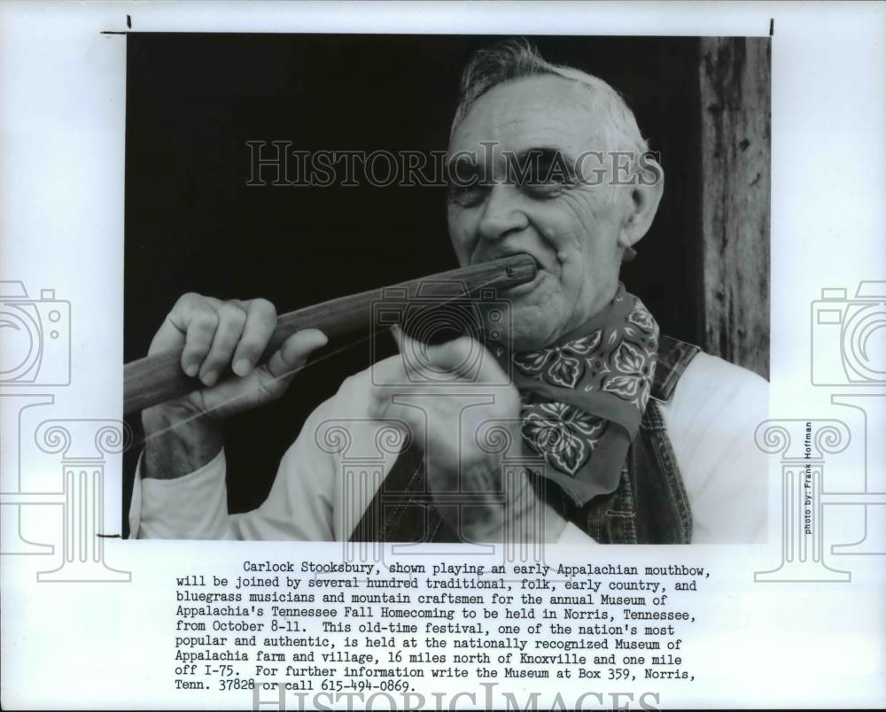 1990 Press Photo Carlock Stooksburry - Historic Images