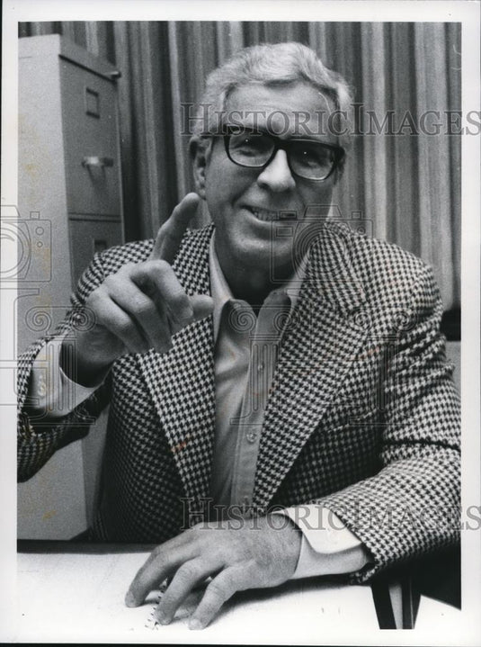 1978 Press Photo Bill Randale American DJ WERE Radio Cleveland - cvp72865 - Historic Images