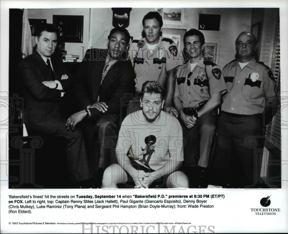 1993 Press Photo Cast of Bakersfield, P.D. - cvp55501 - Historic Images