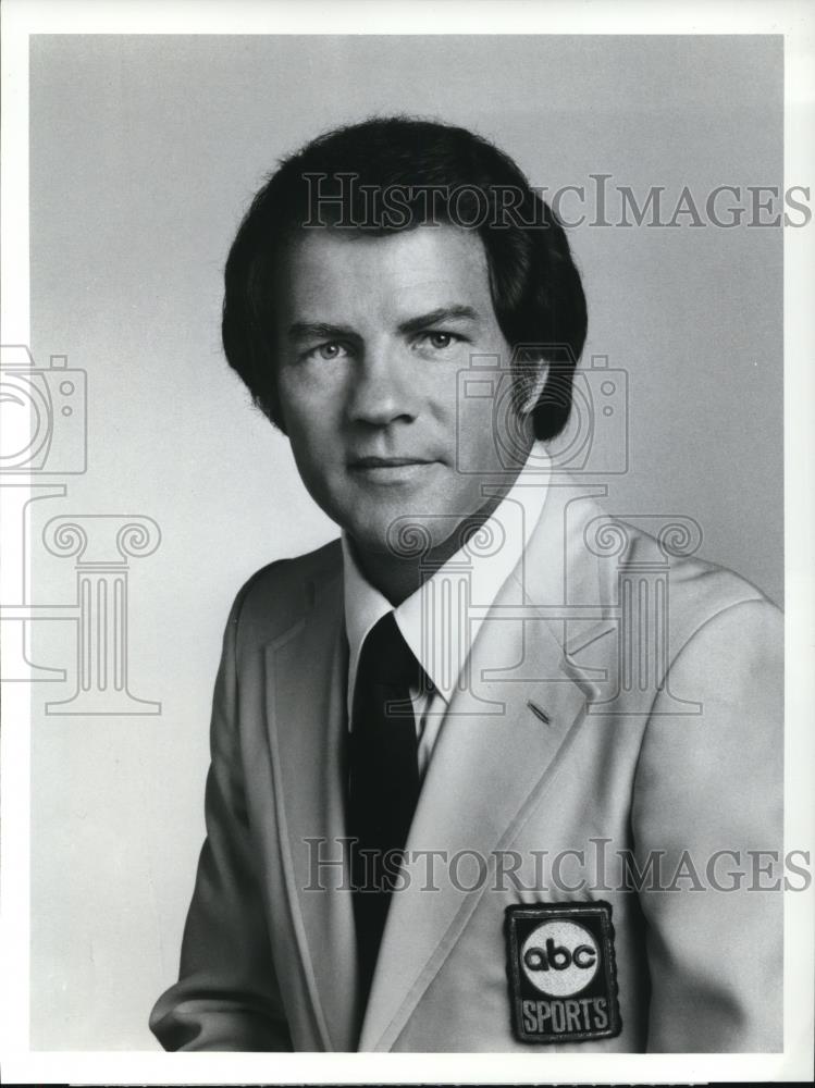 Undated Press Photo Frank Gifford sportscaster, NFL Monday Night Football Host - Historic Images