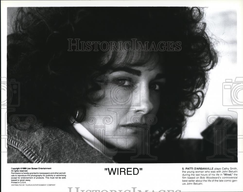 1989 Press Photo Patti D&#39;Arbanville in Wired - cvp52874 - Historic Images