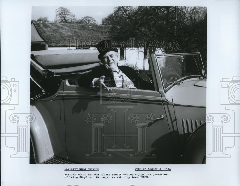 1990 Press Photo Robert Morrey British Actor - cvp46206 - Historic Images