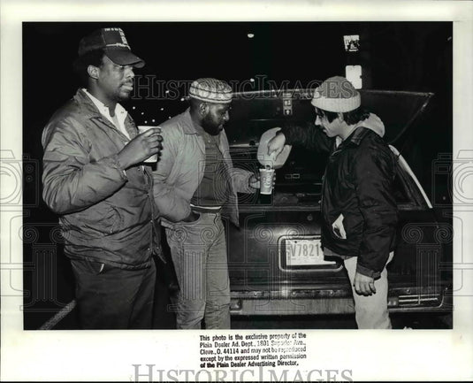 1988 Press Photo Homeless - Historic Images
