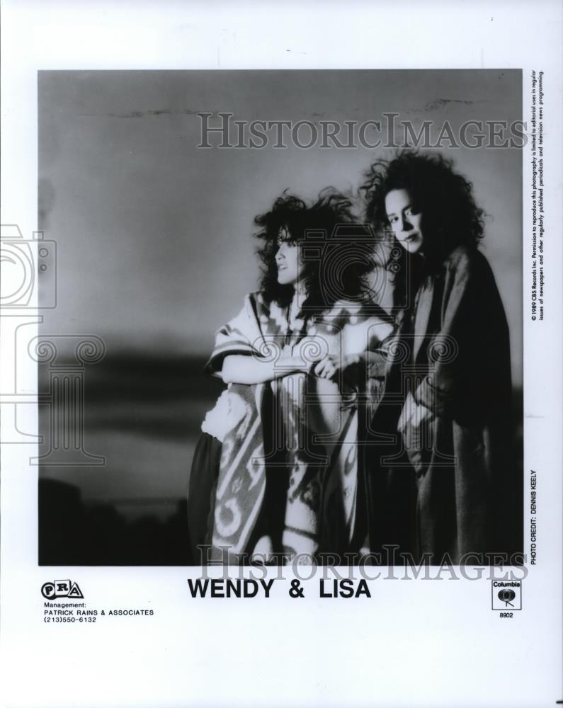 1989 Press Photo Wendy &amp; Lisa - cvp41478 - Historic Images