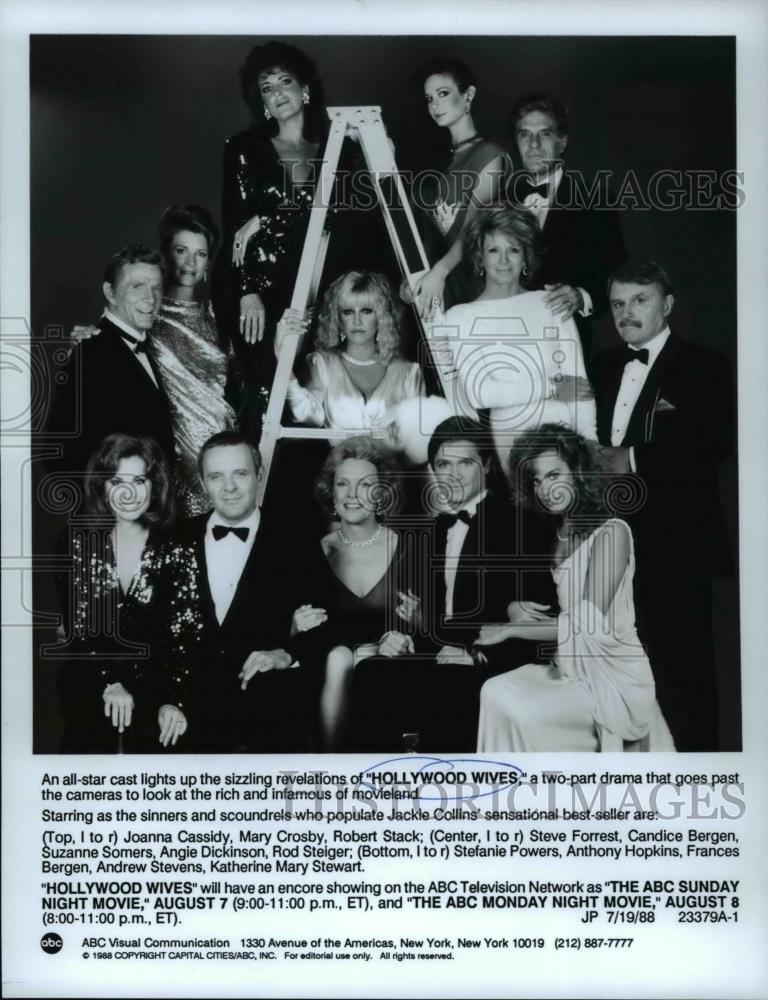 1988 Press Photo Hollywood Wives - Historic Images