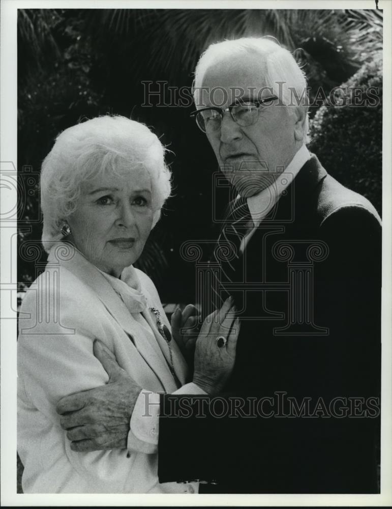 1986 Press Photo Robert Young and Frances Reid &quot;Mercy or Murder?&quot; - cvp52762 - Historic Images