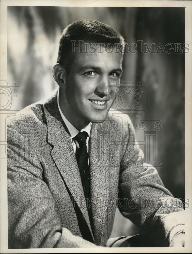 1958 Press Photo Jack Linkletter in Haggis Baggis - Historic Images