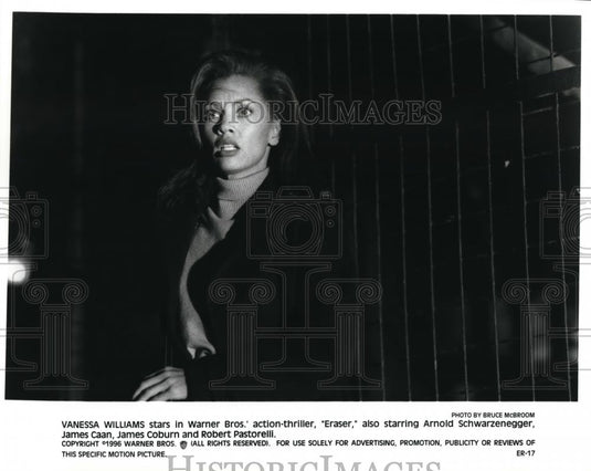 1996 Press Photo Vanessa Williams in Eraser - cvp41888 - Historic Images