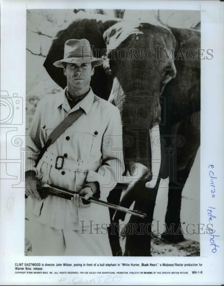 1990 Press Photo White Hunter Black Heart Clint Eastwood - cvp45547 - Historic Images