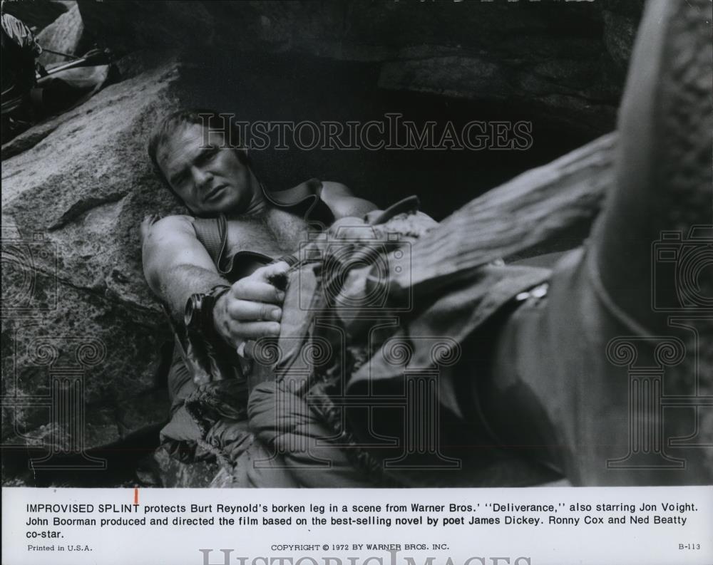 1973 Press Photo Burt Reynolds in Deliverance - Historic Images