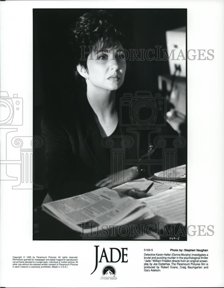 1995 Press Photo Donna Murphy stars as Det. Karen Heller in Jade - cvp58369 - Historic Images