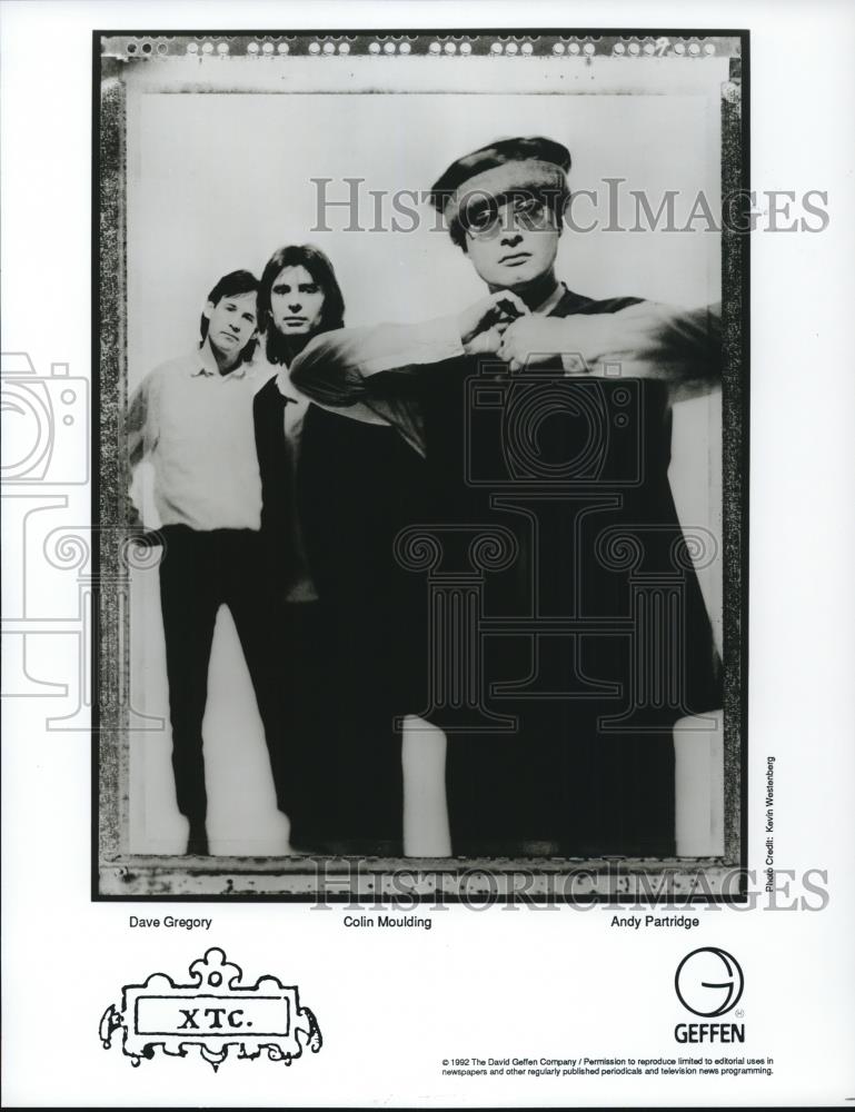 1992 Press Photo Music Group XTC - cvp59005 - Historic Images