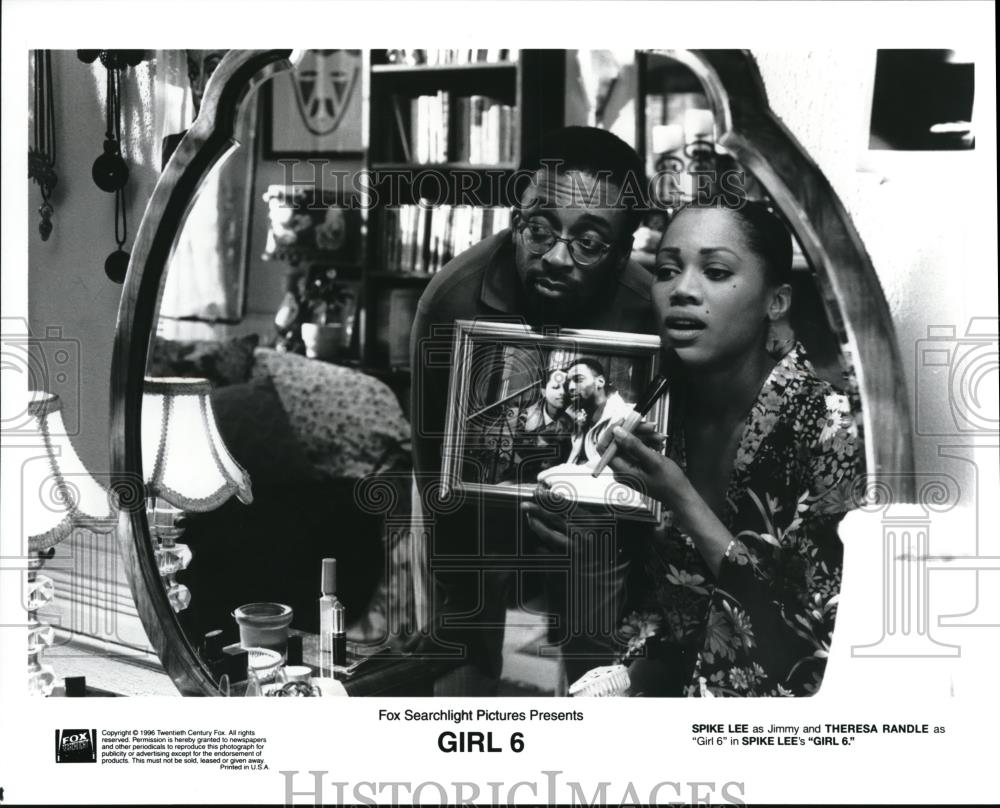 1996 Press Photo Spike Lee and Theresa Randle in &quot;Girl 6&quot; - cvp42953 - Historic Images