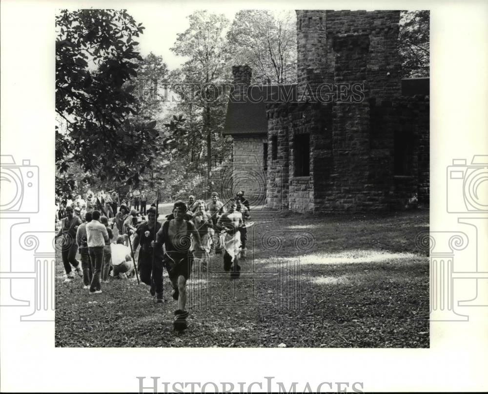 1986 Press Photo Scene from Masters of the Gridiron - cvp70103 - Historic Images