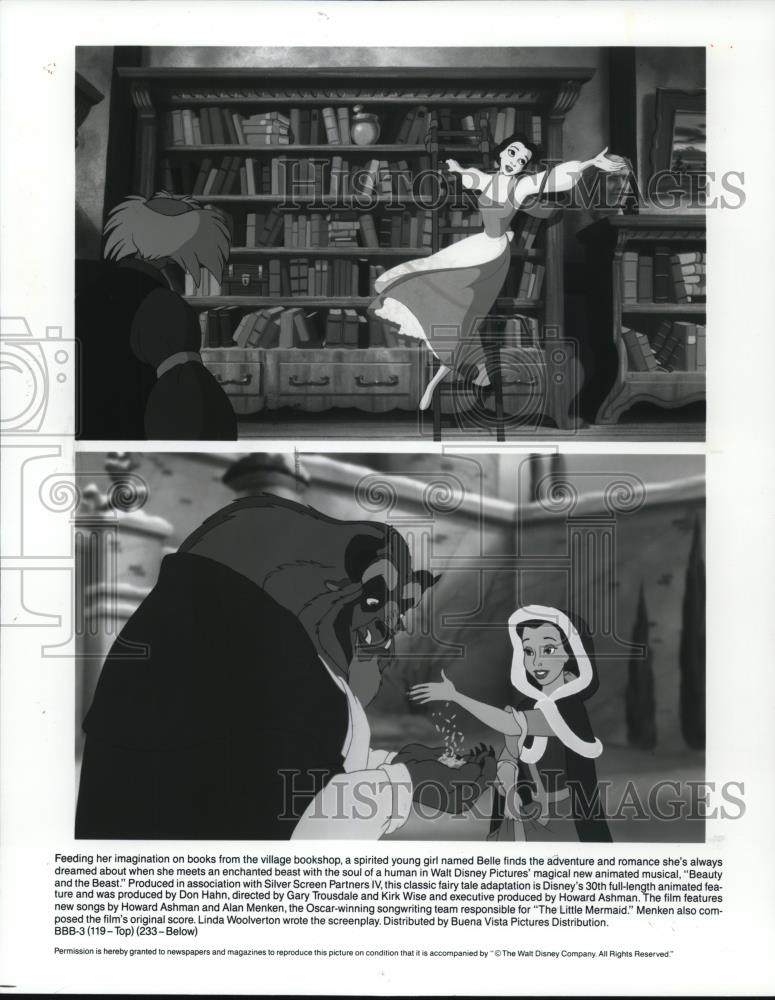 1991 Press Photo Beauty and The Beast - cvp58811 - Historic Images