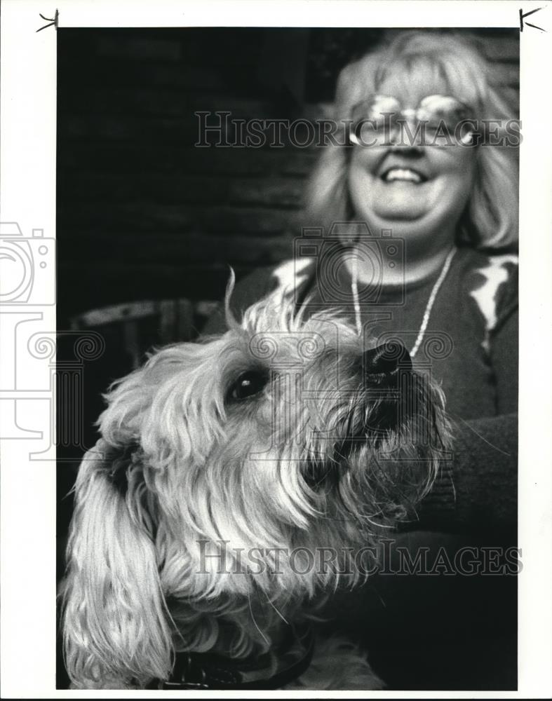 1986 Press Photo Happy the Dog - Historic Images