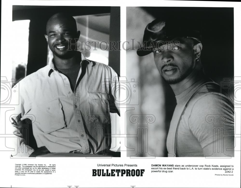 1996 Press Photo Movie Bulletproof - cvp57224 - Historic Images