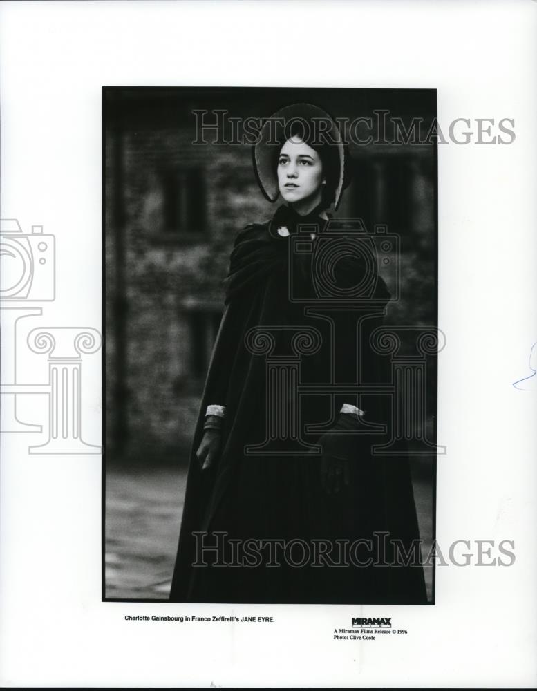 1996 Press Photo Charlotte Gainsbourg stars in Jane Eyre - cvp58531 - Historic Images