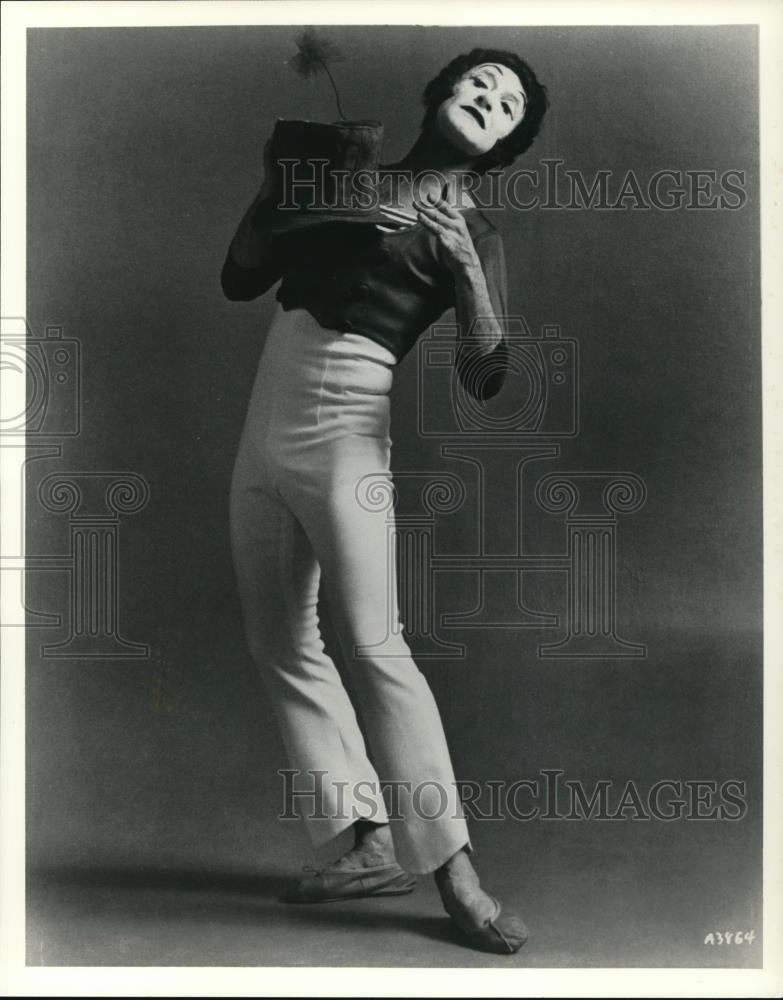 1987 Press Photo Marcel Marceau - Historic Images