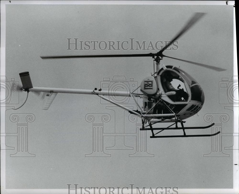 1980 Press Photo Helicopter - Historic Images