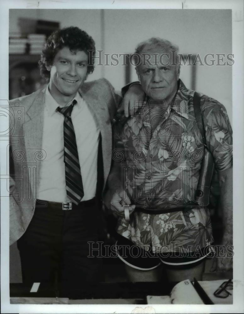 1983 Press Photo Daniel Hugh Kelly Brian Keith Hardcastle And McCormick - Historic Images