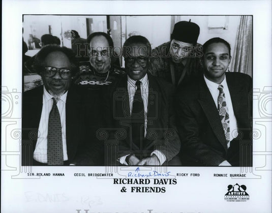 1996 Press Photo Richard Davis & Friends Sir Roland Hanna Cecil Bridgewater - Historic Images