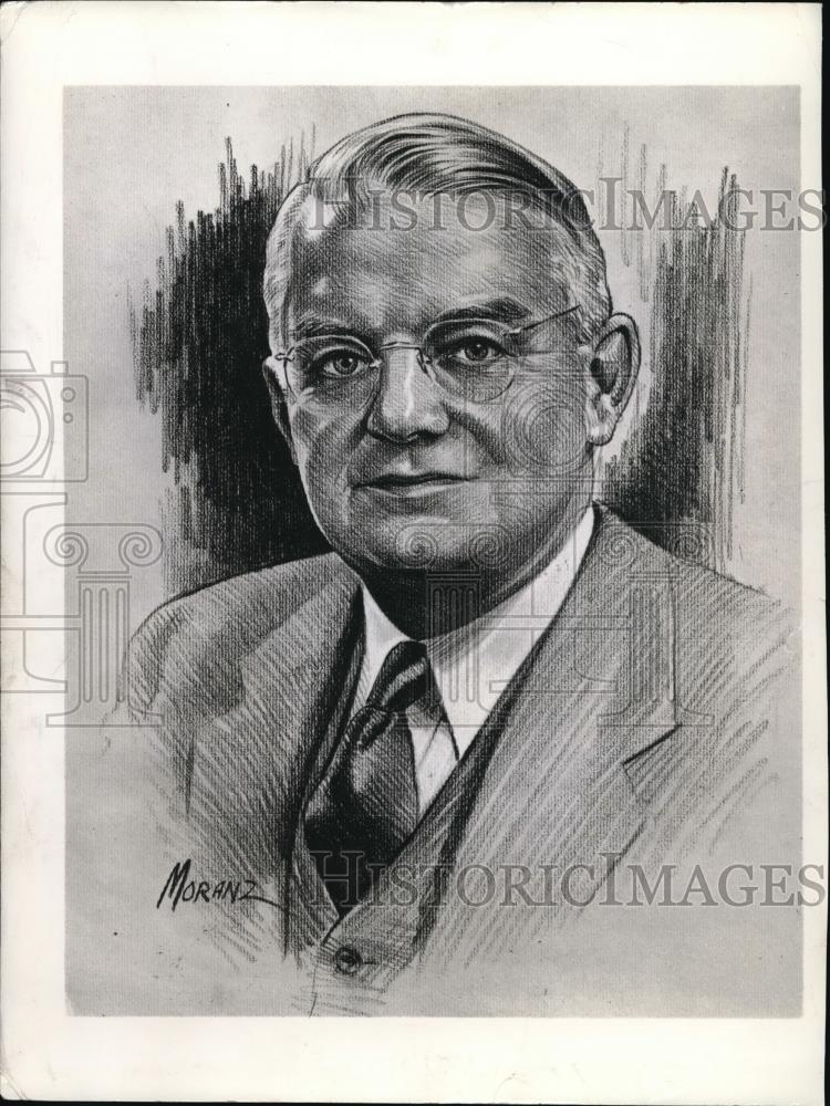 1944 Press Photo Robert Weaver, President of Ferro Emanuel Corps - Historic Images
