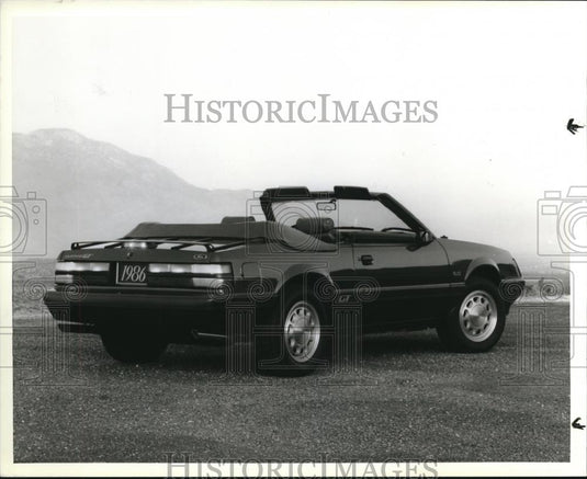 1986 Press Photo 1986 Ford Mustand Auto - Historic Images