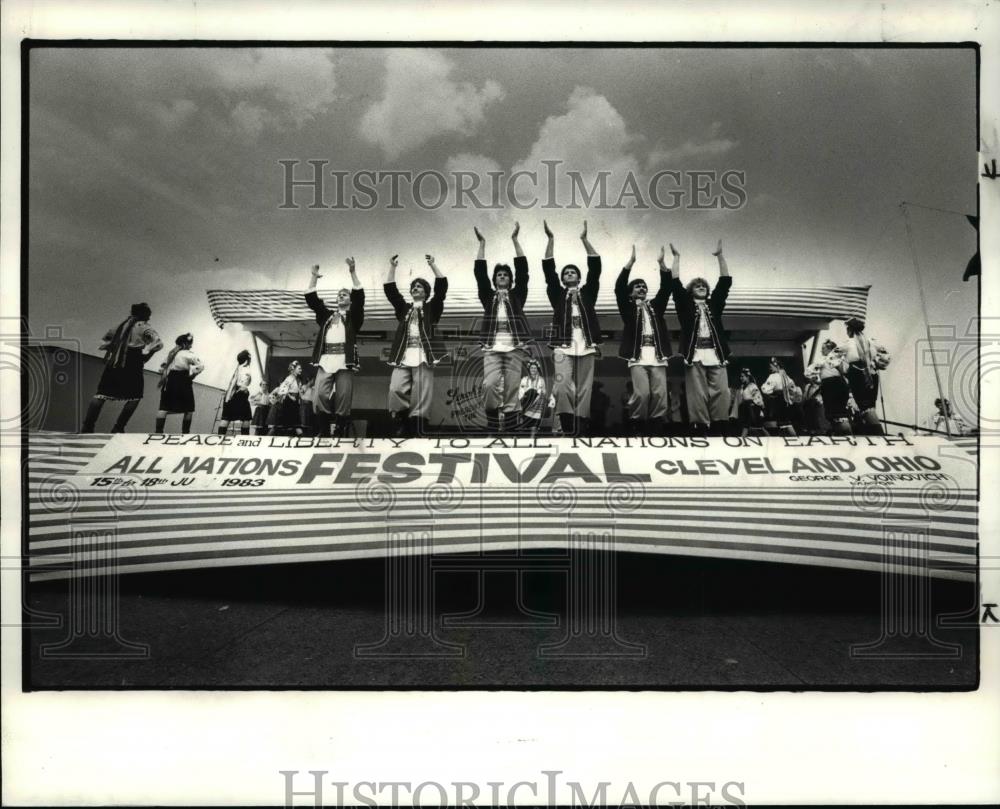 1983 Press Photo All Nations Festival - Historic Images