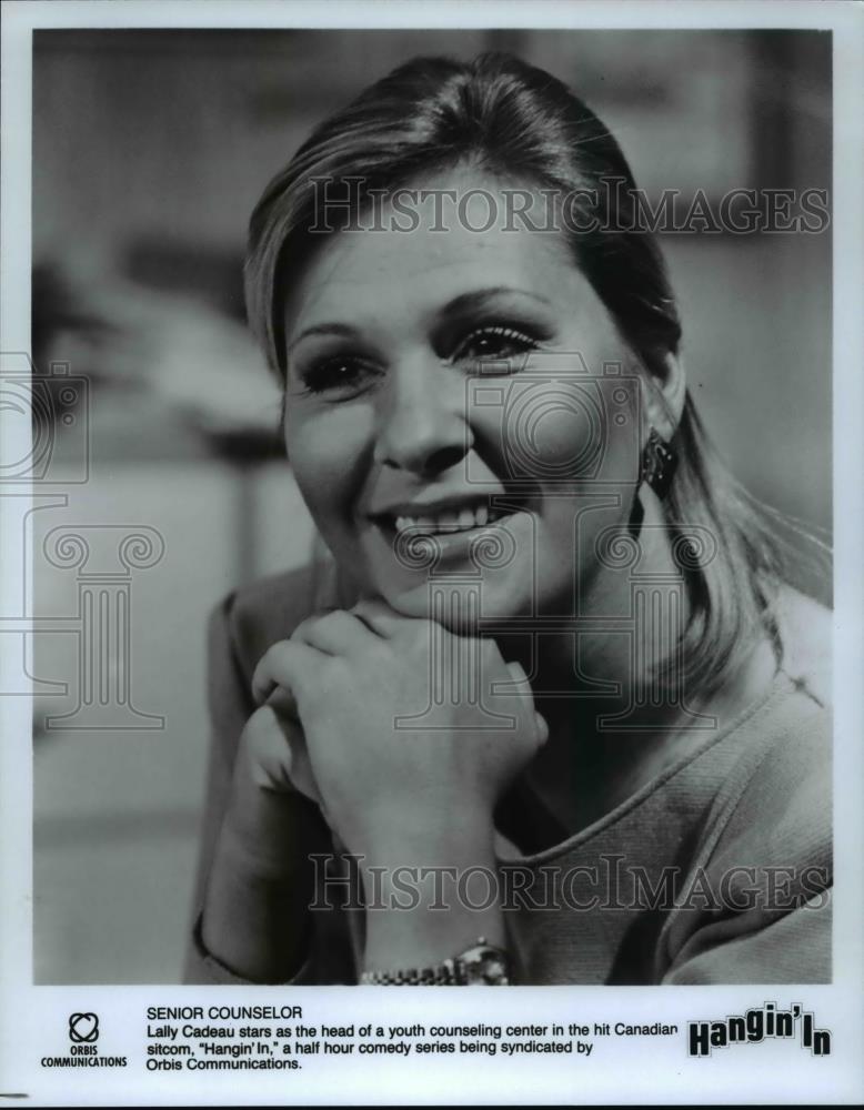 1986 Press Photo Lally Cadeau stars in Hangin In TV show - cvp55057 - Historic Images