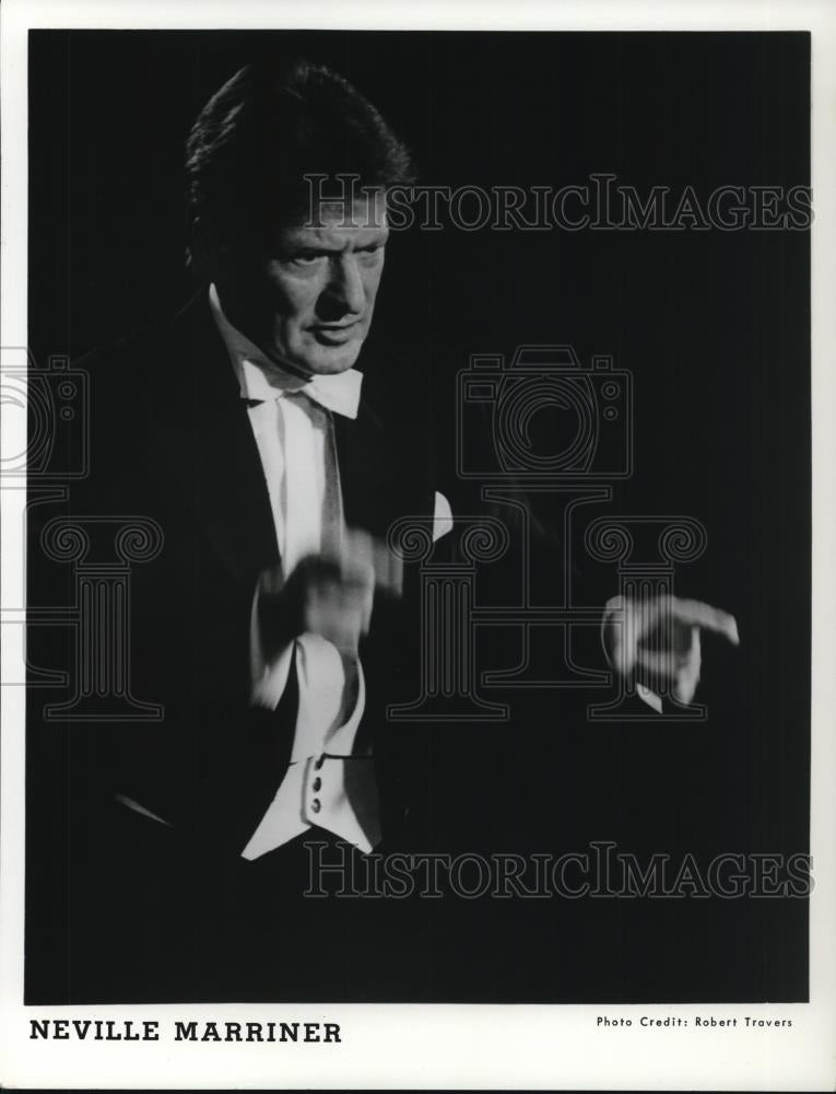 1989 Press Photo Neville Marriner - Historic Images