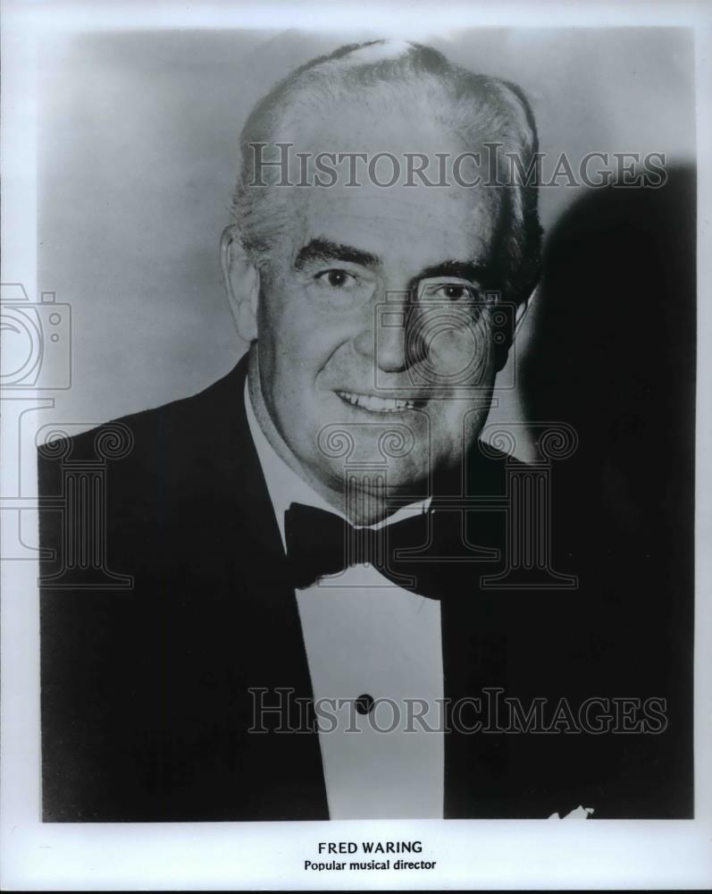 1973 Press Photo Fred Waring Popular Music Director - cvp75536 - Historic Images