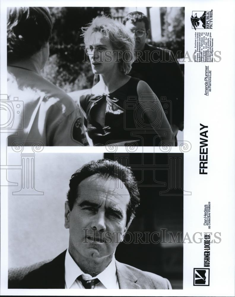 1995 Press Photo Amanda Plummer and Dan Hedaya star in Freeway - cvp42108 - Historic Images