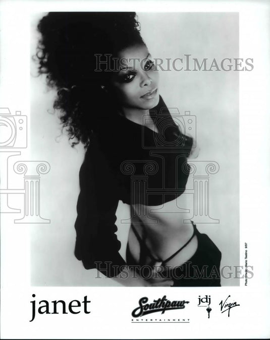 1997 Press Photo Janet Jackson American Pop Singer - cvp69303 - Historic Images