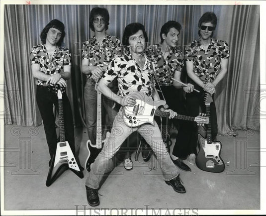 1980 Press Photo The V-Necks - cvp56876 - Historic Images