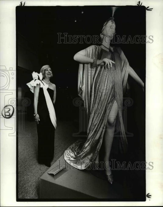 1985 Press Photo Kent State University School of Fashion Design & Merchandising - Historic Images