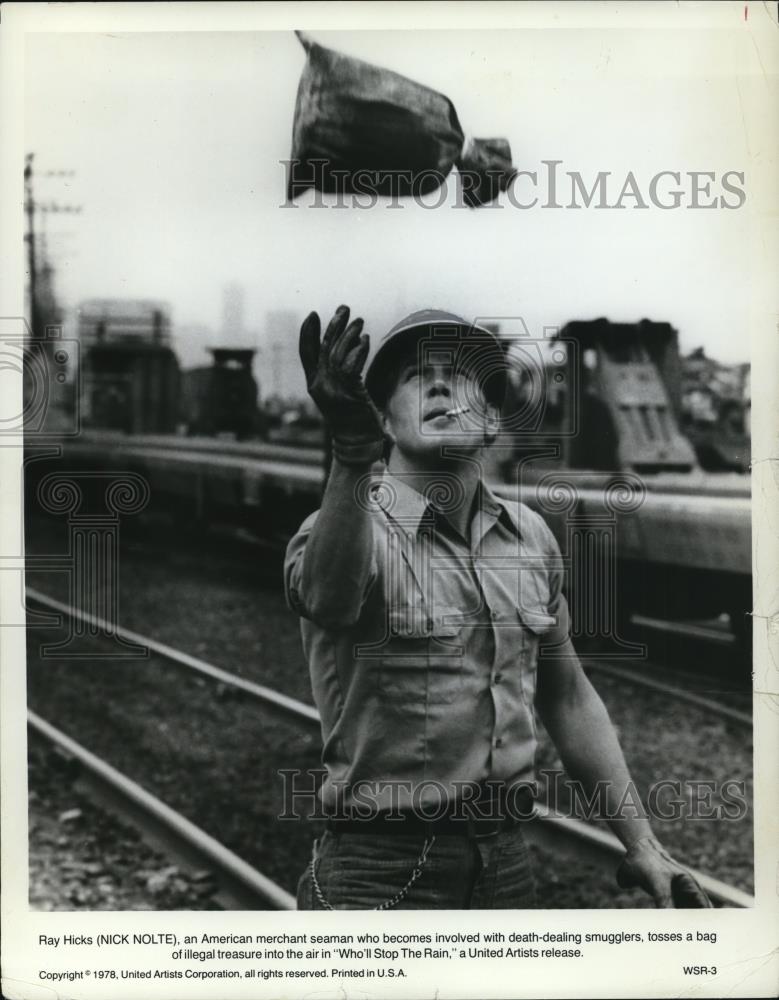 1978 Press Photo Nick Nolte stars as Ray Hicks in Who'll Stop the Rain - Historic Images
