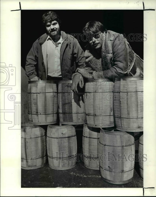 1988 Press Photo Dan Crawford & Richard Lanka brought the copper business - Historic Images